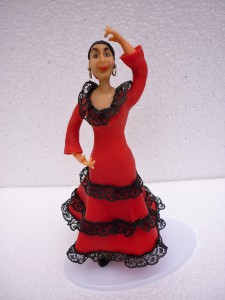 Escultura Realista Bailaora Flamenca